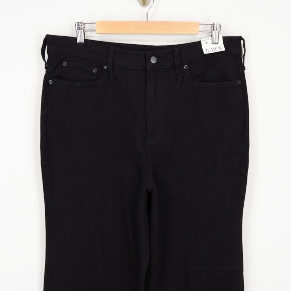 J.Crew Denim Trouser 1996 Semi Stretch Black Rinse Size 31 NWT - Picture 3 of 9